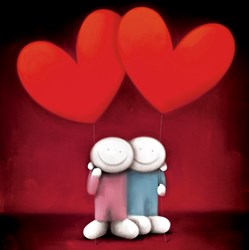 Date Night by Doug Hyde - Limited Edition on Paper sized 20x20 inches. Available from Whitewall Galleries